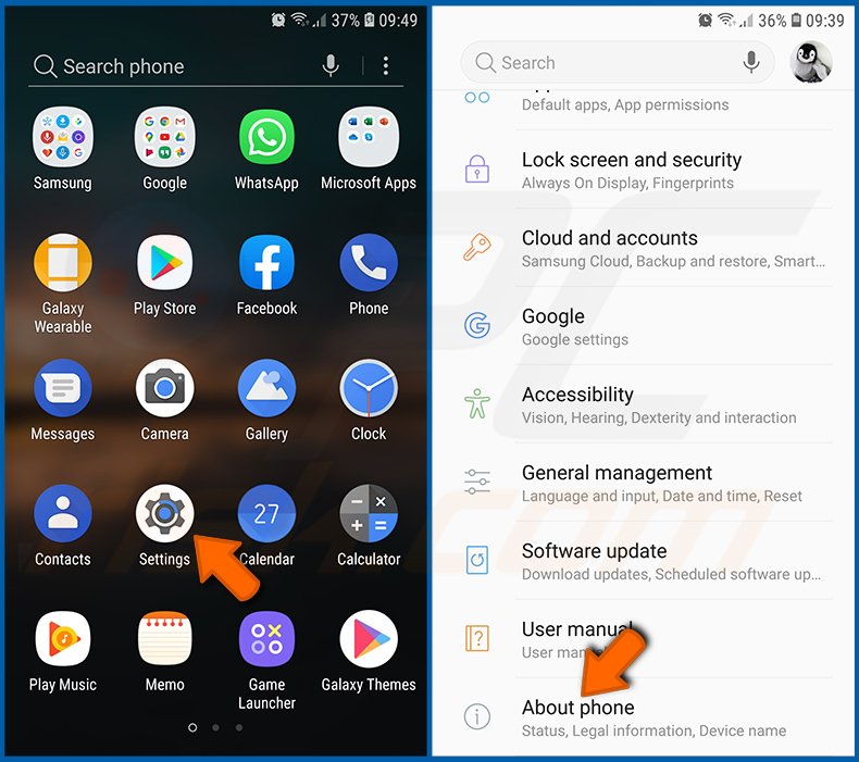 how to get malware off android phone myself